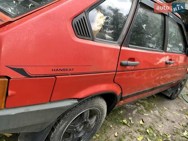 Красный ВАЗ 2109, объемом двигателя 1.29 л и пробегом 48 тыс. км за 700 $, фото 5 на Automoto.ua