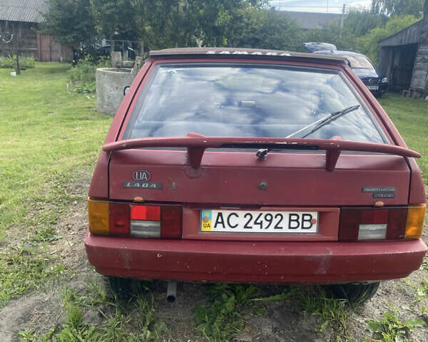 Красный ВАЗ 2109, объемом двигателя 1.3 л и пробегом 60 тыс. км за 650 $, фото 3 на Automoto.ua