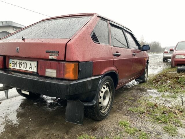 Красный ВАЗ 2109, объемом двигателя 1.5 л и пробегом 254 тыс. км за 800 $, фото 5 на Automoto.ua
