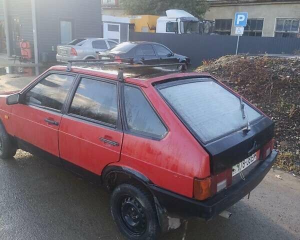 Красный ВАЗ 2109, объемом двигателя 1.3 л и пробегом 70 тыс. км за 450 $, фото 5 на Automoto.ua