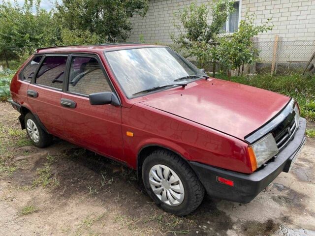 Красный ВАЗ 2109, объемом двигателя 1.3 л и пробегом 135 тыс. км за 950 $, фото 1 на Automoto.ua