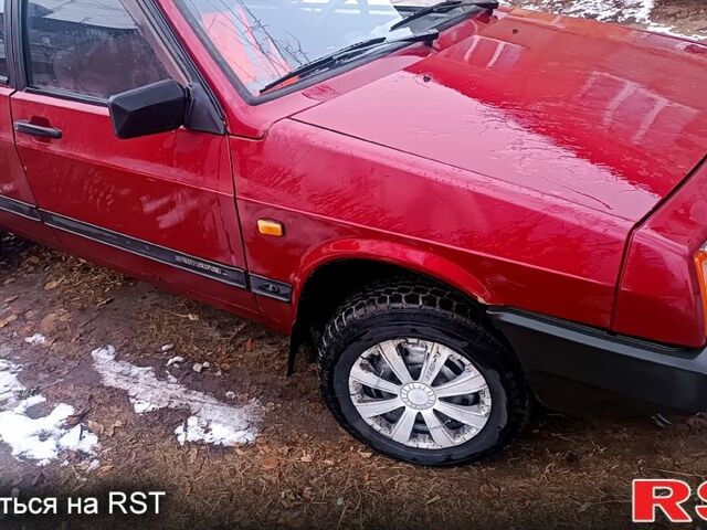 Красный ВАЗ 2109, объемом двигателя 1.3 л и пробегом 100 тыс. км за 1500 $, фото 3 на Automoto.ua