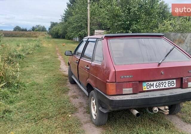 ВАЗ 2109 1991 в Сумах на Automoto.ua Красный ВАЗ 2109, объемом двигателя 1.3 л и пробегом 150 тыс. км за 1090 $, фото 6 на Automoto.ua