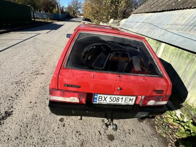 Красный ВАЗ 2109, объемом двигателя 1.5 л и пробегом 200 тыс. км за 850 $, фото 1 на Automoto.ua