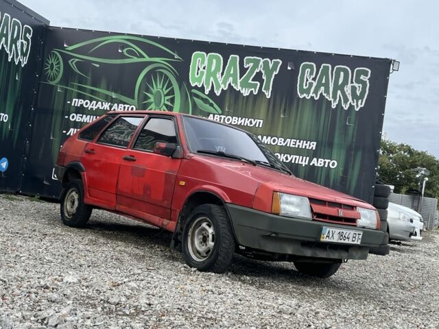 Красный ВАЗ 2109, объемом двигателя 1.3 л и пробегом 230 тыс. км за 550 $, фото 4 на Automoto.ua