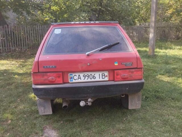Красный ВАЗ 2109, объемом двигателя 1.3 л и пробегом 3 тыс. км за 1200 $, фото 1 на Automoto.ua