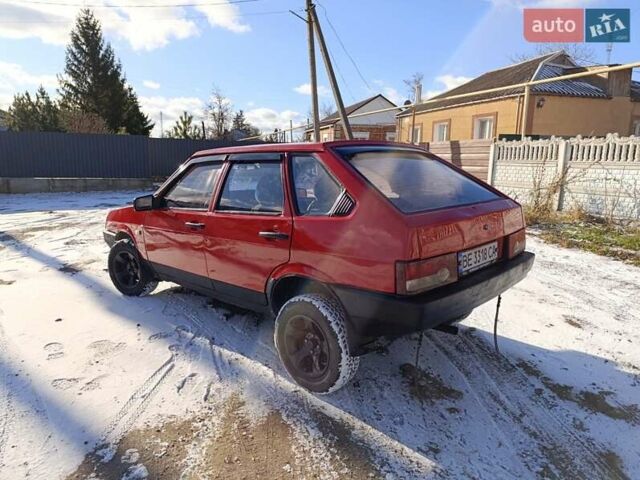 Красный ВАЗ 2109, объемом двигателя 1.5 л и пробегом 100 тыс. км за 1350 $, фото 2 на Automoto.ua