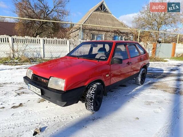 Красный ВАЗ 2109, объемом двигателя 1.5 л и пробегом 100 тыс. км за 1350 $, фото 1 на Automoto.ua