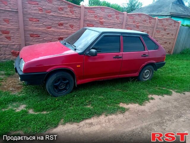 Красный ВАЗ 2109, объемом двигателя 1.5 л и пробегом 123 тыс. км за 500 $, фото 1 на Automoto.ua