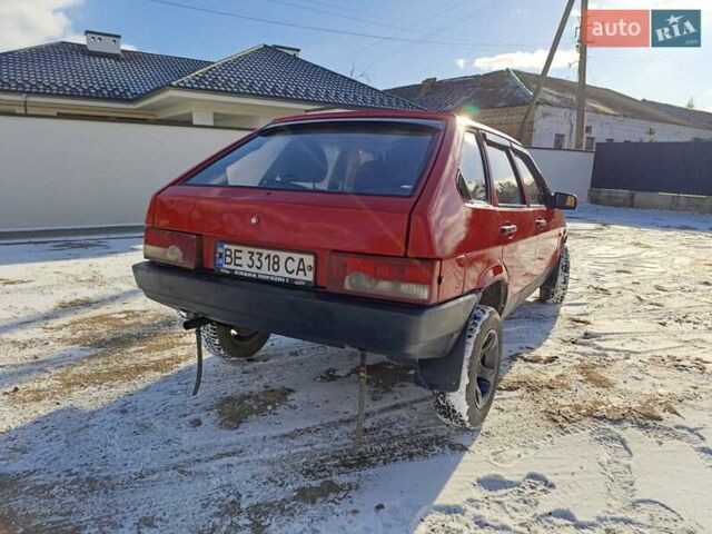 Красный ВАЗ 2109, объемом двигателя 1.5 л и пробегом 100 тыс. км за 1350 $, фото 4 на Automoto.ua