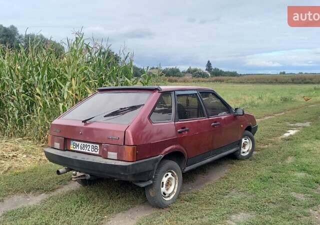 ВАЗ 2109 1991 в Сумах на Automoto.ua Красный ВАЗ 2109, объемом двигателя 1.3 л и пробегом 150 тыс. км за 1090 $, фото 5 на Automoto.ua