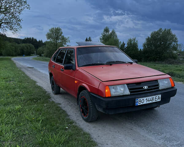 Красный ВАЗ 2109, объемом двигателя 1.3 л и пробегом 100 тыс. км за 900 $, фото 1 на Automoto.ua