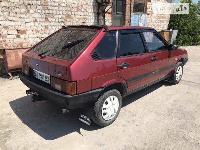 Красный ВАЗ 2109, объемом двигателя 1.3 л и пробегом 299 тыс. км за 1250 $, фото 5 на Automoto.ua