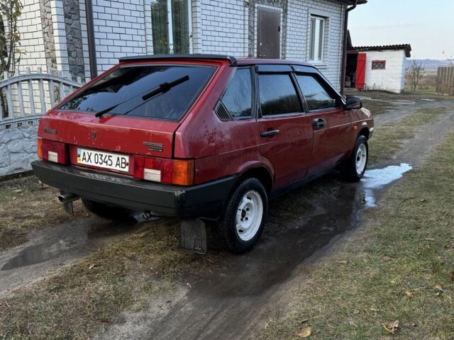 Красный ВАЗ 2109, объемом двигателя 1.5 л и пробегом 80 тыс. км за 1100 $, фото 5 на Automoto.ua