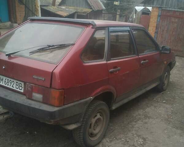 ВАЗ 2109 1991 в Сумах на Automoto.ua Красный ВАЗ 2109, объемом двигателя 1.3 л и пробегом 150 тыс. км за 1090 $, фото 3 на Automoto.ua