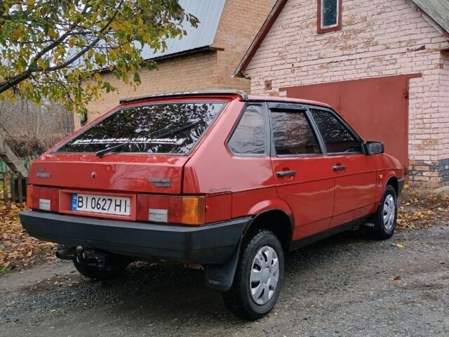 Красный ВАЗ 2109, объемом двигателя 1.3 л и пробегом 252 тыс. км за 1220 $, фото 7 на Automoto.ua