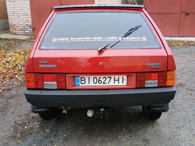 Красный ВАЗ 2109, объемом двигателя 1.3 л и пробегом 252 тыс. км за 1220 $, фото 4 на Automoto.ua