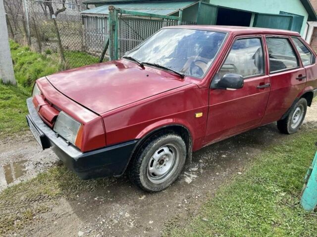 Красный ВАЗ 2109, объемом двигателя 1.3 л и пробегом 35 тыс. км за 950 $, фото 1 на Automoto.ua