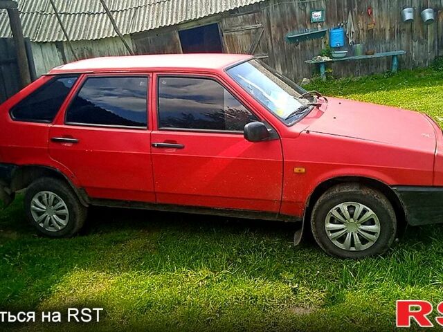 Червоний ВАЗ 2109, об'ємом двигуна 1.3 л та пробігом 73 тис. км за 850 $, фото 2 на Automoto.ua