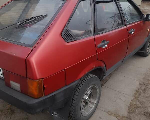 Красный ВАЗ 2109, объемом двигателя 1.29 л и пробегом 120 тыс. км за 1250 $, фото 1 на Automoto.ua