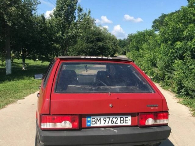 Красный ВАЗ 2109, объемом двигателя 1.5 л и пробегом 25 тыс. км за 650 $, фото 2 на Automoto.ua