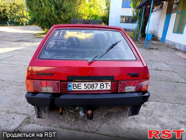 Красный ВАЗ 2109, объемом двигателя 1.3 л и пробегом 90 тыс. км за 930 $, фото 3 на Automoto.ua