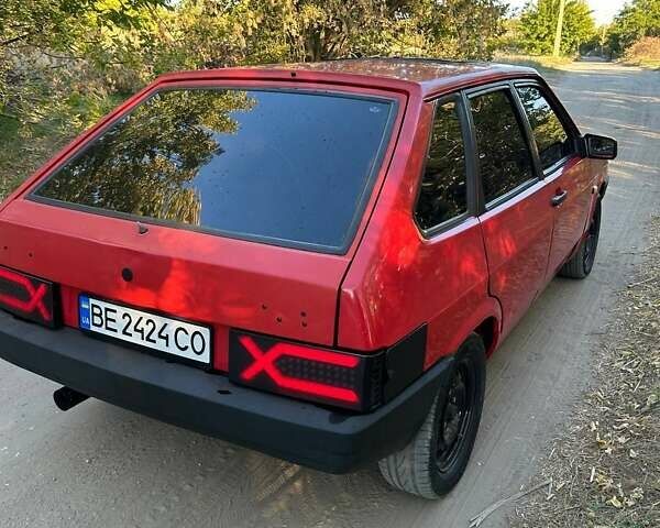 Красный ВАЗ 2109, объемом двигателя 1.5 л и пробегом 1 тыс. км за 1500 $, фото 7 на Automoto.ua