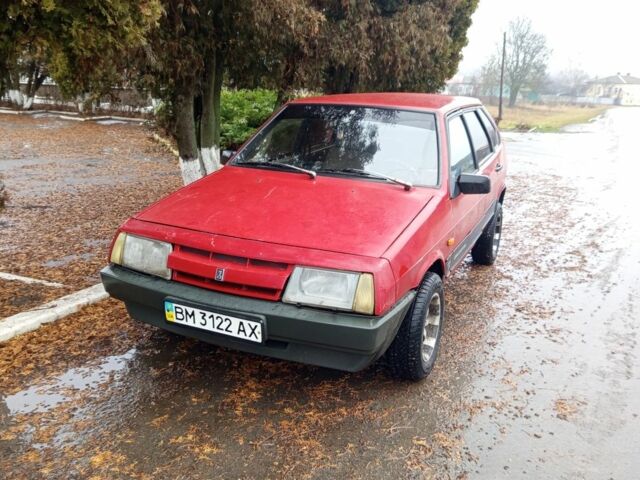 Красный ВАЗ 2109, объемом двигателя 1.5 л и пробегом 150 тыс. км за 946 $, фото 4 на Automoto.ua