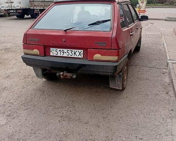 Червоний ВАЗ 2109, об'ємом двигуна 1 л та пробігом 358 тис. км за 637 $, фото 2 на Automoto.ua