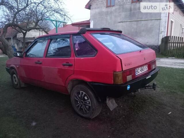 Красный ВАЗ 2109, объемом двигателя 1.1 л и пробегом 77 тыс. км за 900 $, фото 1 на Automoto.ua