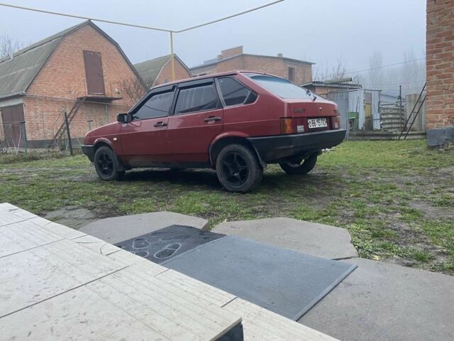 Червоний ВАЗ 2109, об'ємом двигуна 1.3 л та пробігом 84 тис. км за 831 $, фото 5 на Automoto.ua