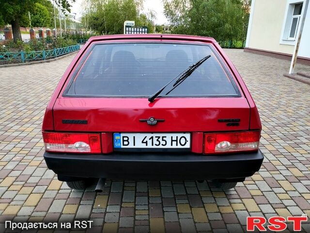Красный ВАЗ 2109, объемом двигателя 1.3 л и пробегом 200 тыс. км за 1450 $, фото 1 на Automoto.ua