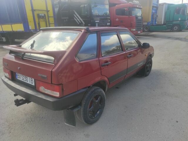 Красный ВАЗ 2109, объемом двигателя 1.1 л и пробегом 19 тыс. км за 1400 $, фото 4 на Automoto.ua