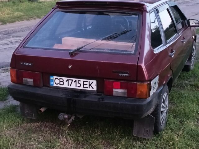 Червоний ВАЗ 2109, об'ємом двигуна 1.5 л та пробігом 90 тис. км за 601 $, фото 3 на Automoto.ua