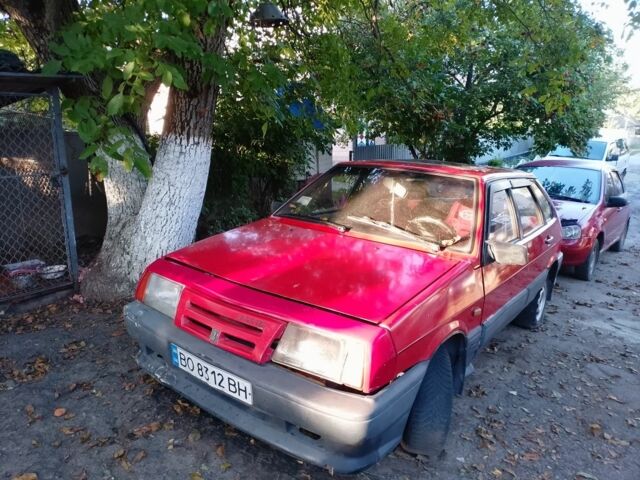 Красный ВАЗ 2109, объемом двигателя 1.3 л и пробегом 99 тыс. км за 600 $, фото 5 на Automoto.ua