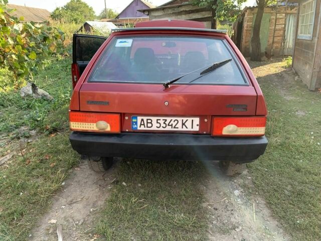 Красный ВАЗ 2109, объемом двигателя 1.5 л и пробегом 50 тыс. км за 800 $, фото 7 на Automoto.ua