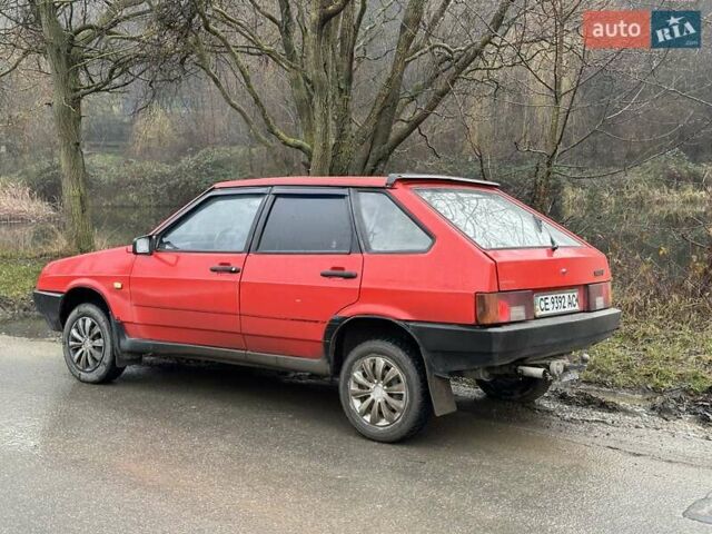 Красный ВАЗ 2109, объемом двигателя 1.5 л и пробегом 205 тыс. км за 1799 $, фото 6 на Automoto.ua