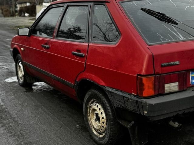 Красный ВАЗ 2109, объемом двигателя 1.3 л и пробегом 77 тыс. км за 996 $, фото 3 на Automoto.ua