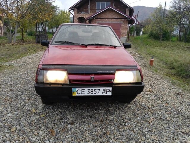 Красный ВАЗ 2109, объемом двигателя 1.3 л и пробегом 240 тыс. км за 450 $, фото 1 на Automoto.ua