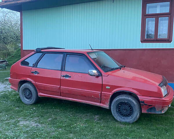 Красный ВАЗ 2109, объемом двигателя 1.3 л и пробегом 100 тыс. км за 1000 $, фото 4 на Automoto.ua