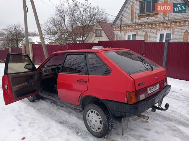 Красный ВАЗ 2109, объемом двигателя 1.3 л и пробегом 100 тыс. км за 1100 $, фото 9 на Automoto.ua