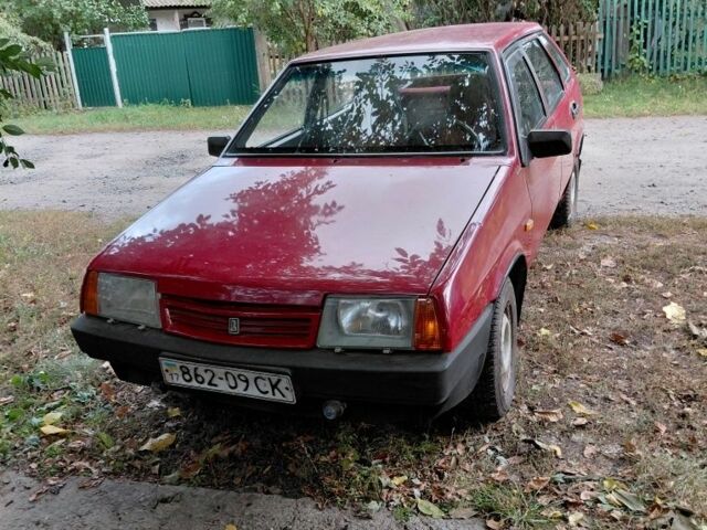 Красный ВАЗ 2109, объемом двигателя 1.3 л и пробегом 100 тыс. км за 750 $, фото 1 на Automoto.ua