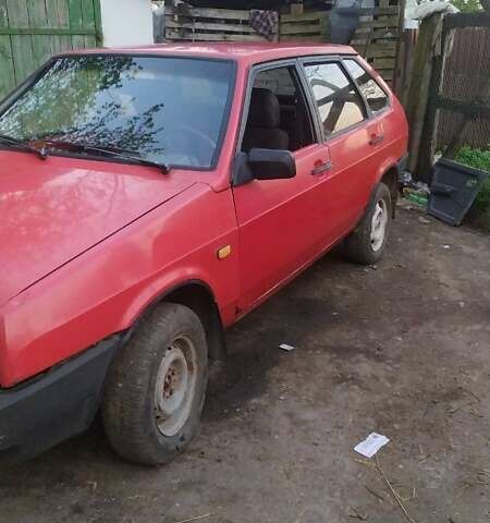 Красный ВАЗ 2109, объемом двигателя 1.5 л и пробегом 365 тыс. км за 550 $, фото 2 на Automoto.ua