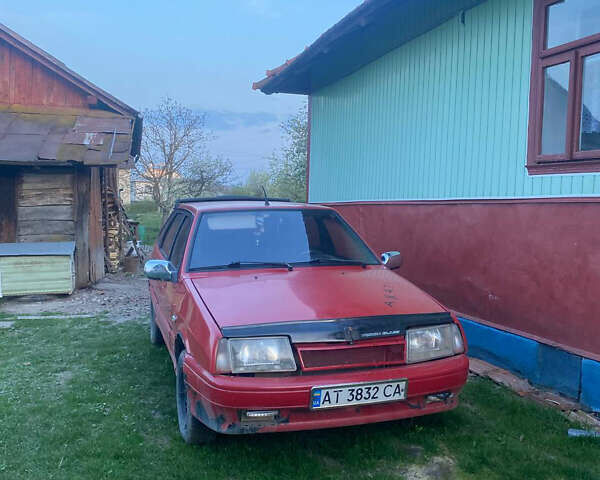 Красный ВАЗ 2109, объемом двигателя 1.3 л и пробегом 100 тыс. км за 1000 $, фото 5 на Automoto.ua