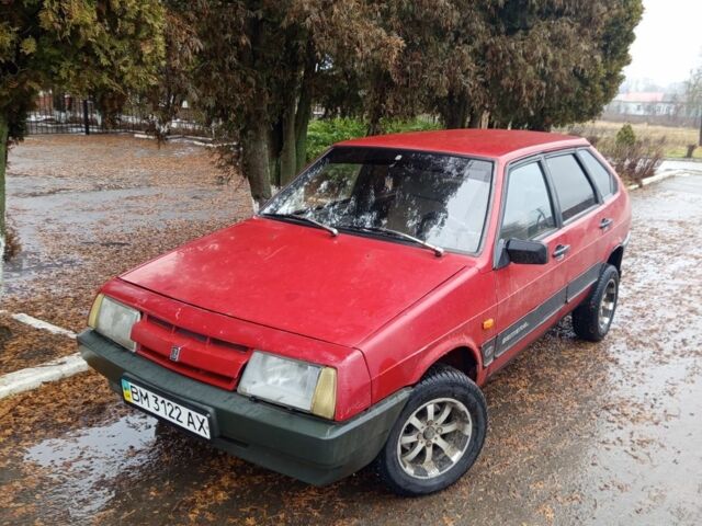 Красный ВАЗ 2109, объемом двигателя 1.5 л и пробегом 150 тыс. км за 946 $, фото 1 на Automoto.ua