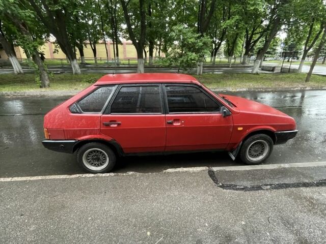 Красный ВАЗ 2109, объемом двигателя 1.5 л и пробегом 1000 тыс. км за 800 $, фото 1 на Automoto.ua