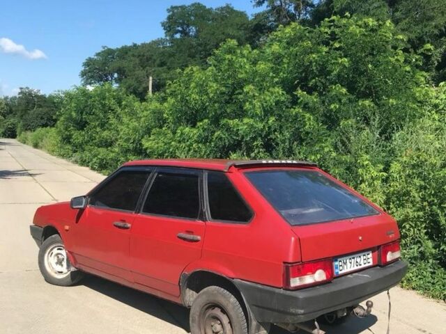 Красный ВАЗ 2109, объемом двигателя 1.5 л и пробегом 25 тыс. км за 650 $, фото 1 на Automoto.ua