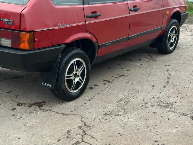Красный ВАЗ 2109, объемом двигателя 1.5 л и пробегом 57 тыс. км за 1800 $, фото 3 на Automoto.ua
