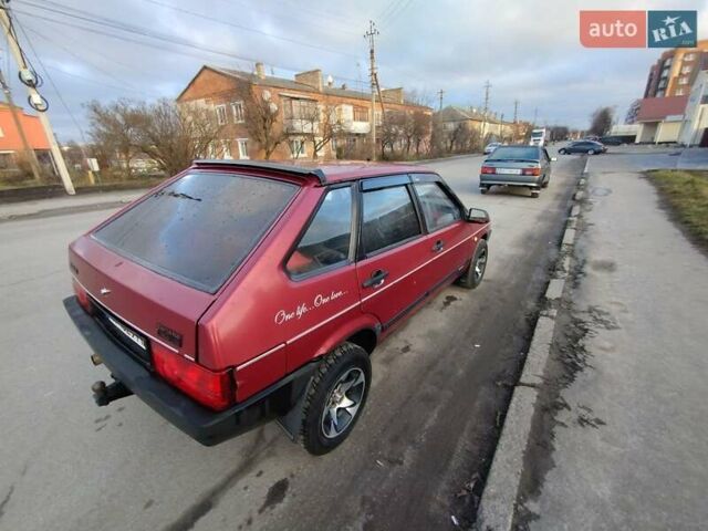 Красный ВАЗ 2109, объемом двигателя 1.29 л и пробегом 200 тыс. км за 900 $, фото 13 на Automoto.ua