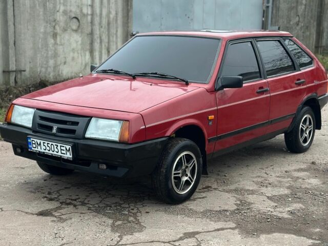 Красный ВАЗ 2109, объемом двигателя 1.5 л и пробегом 57 тыс. км за 1800 $, фото 1 на Automoto.ua